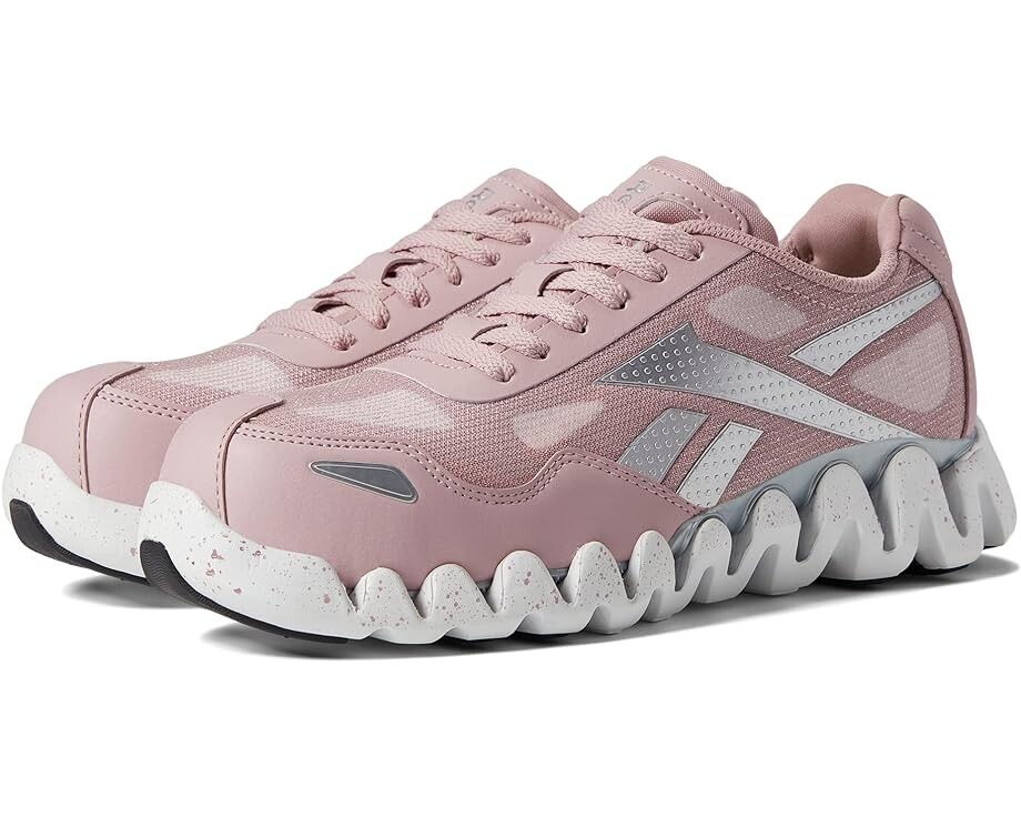 

Кроссовки Reebok Work Zig Pulse Work EH Comp Toe, цвет Pink/White