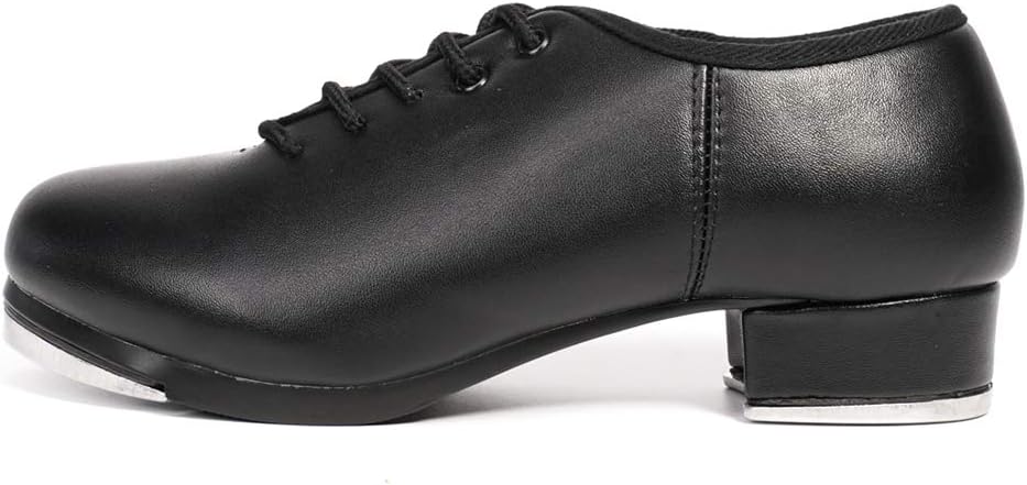 

Мужские джазовые тапочки для степа на шнуровке с полной подошвой Vcixxvce, черный