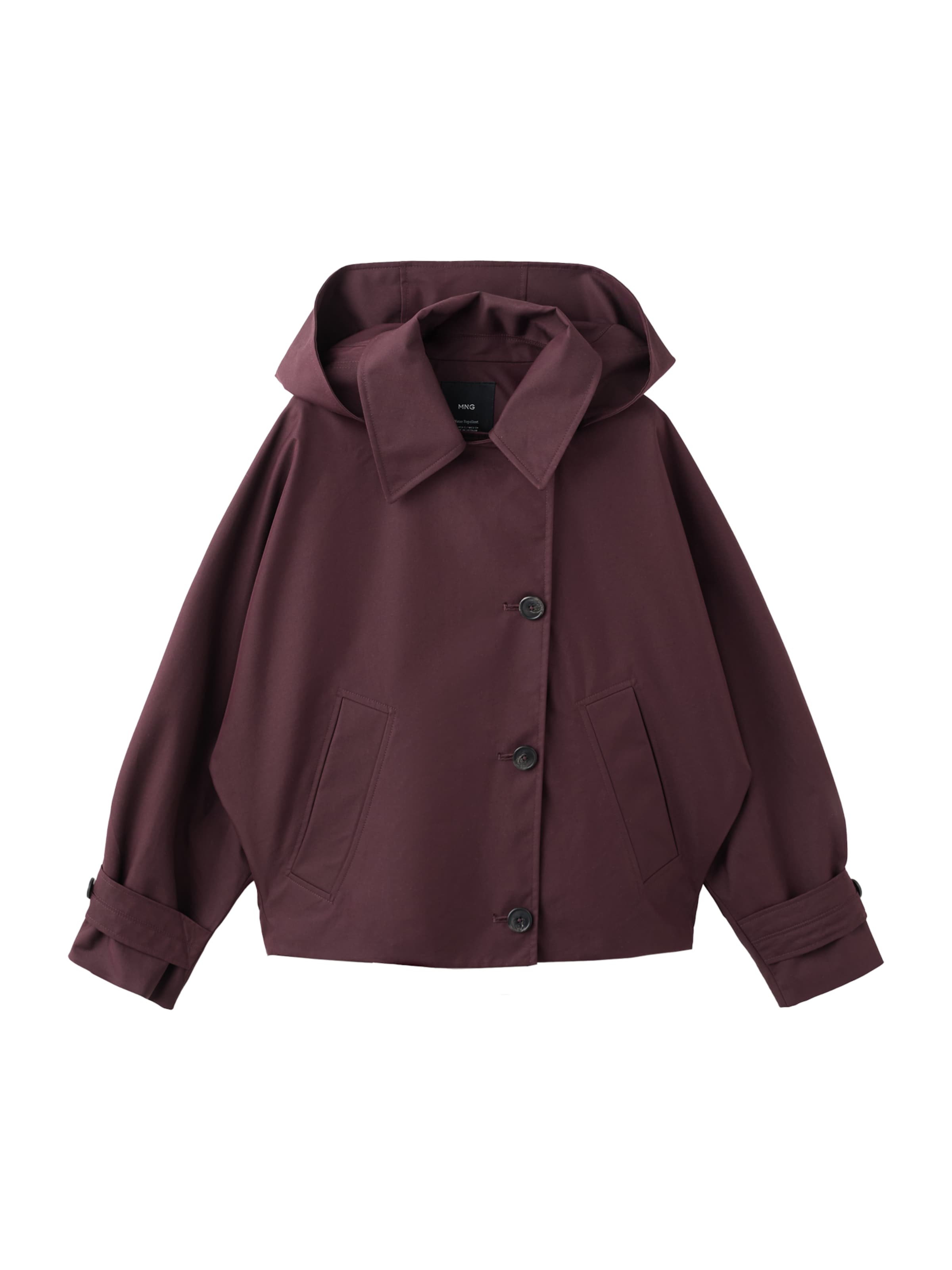 

MANGO Куртка межсезонная 'Bat' в темно-красном цвете