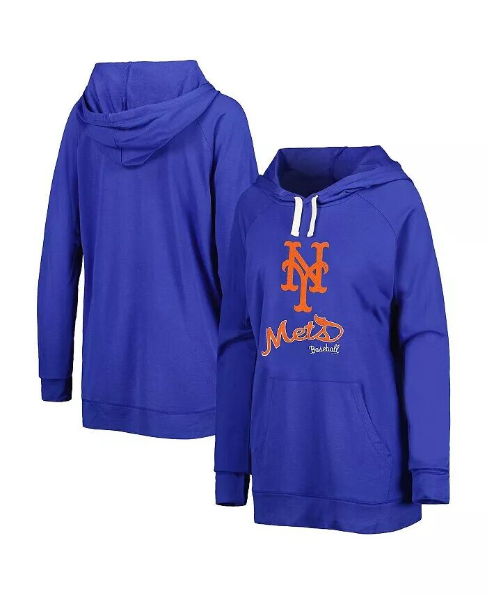 

Женский пуловер с капюшоном Royal New York Mets перед игрой реглан Touch