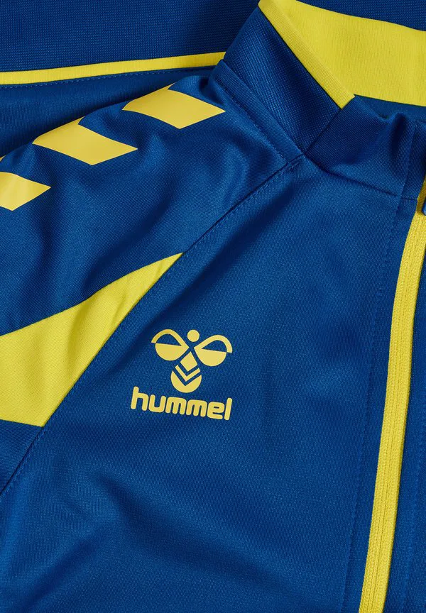 Тренировочная куртка core 2 0 track zip Hummel, True Blue Blazing Yellow — фото 4