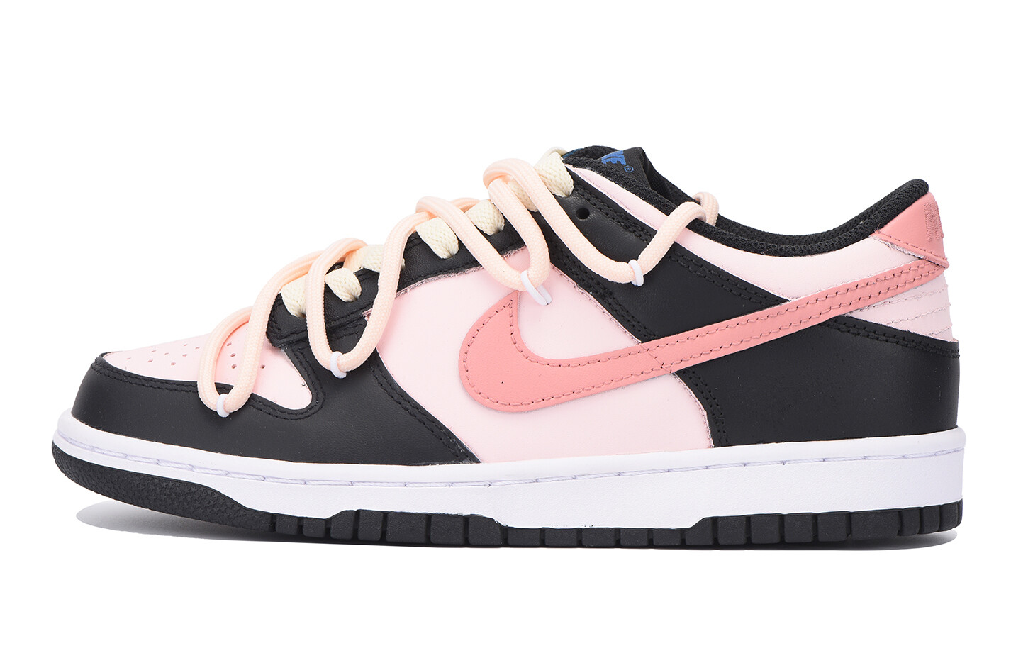 

Кроссовки Nike Dunk Skateboarding Shoes Women's Low-top Pink, черный/розовый