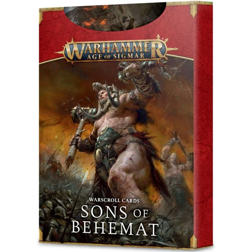 

Миниатюра Games Workshop Warhammer Age of Sigmar: Warscroll Cards - Sons of Behemat