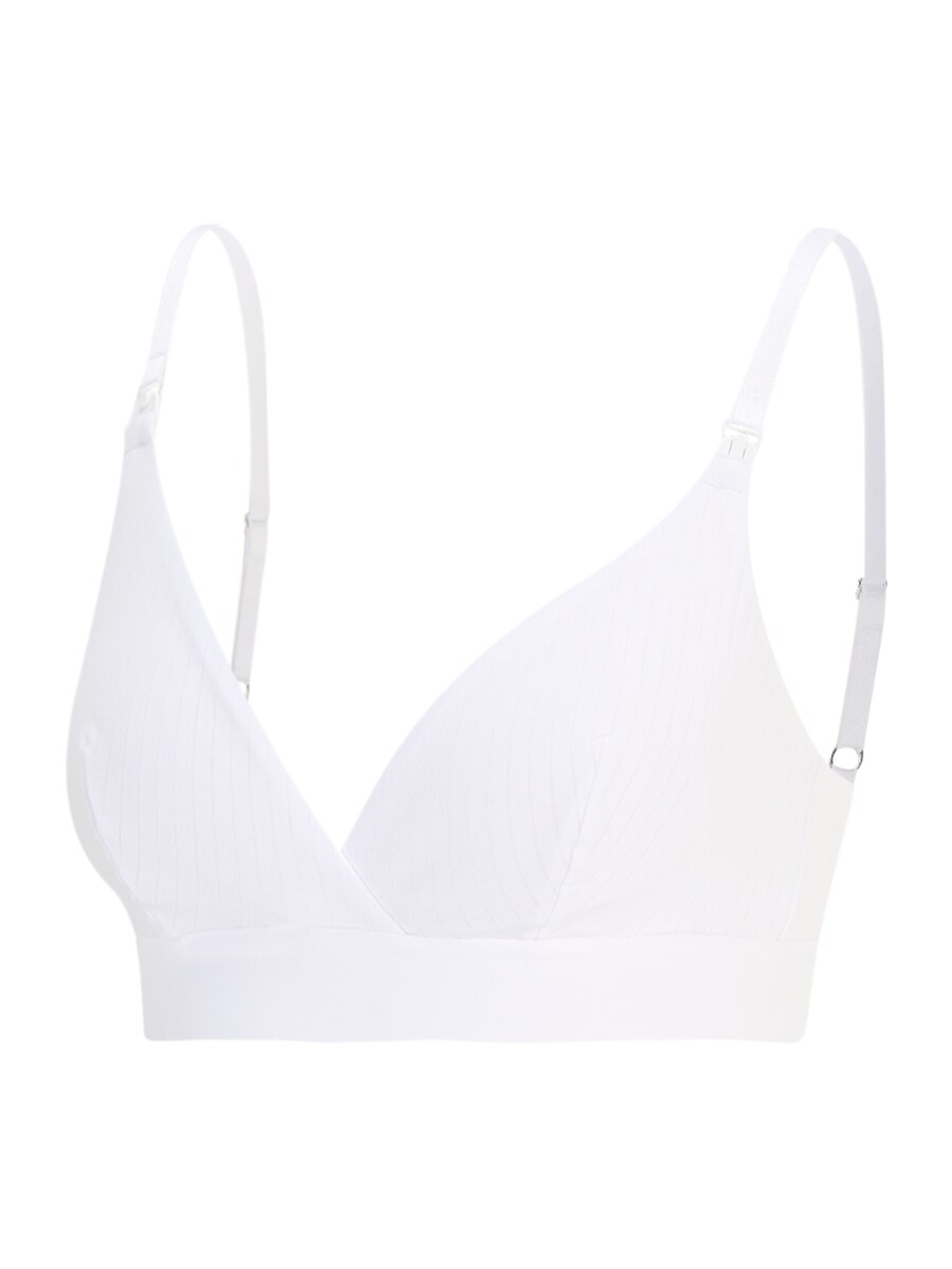 

Бюстгальтер для кормления с треугольными чашечками Lindex Maternity Vera, белый