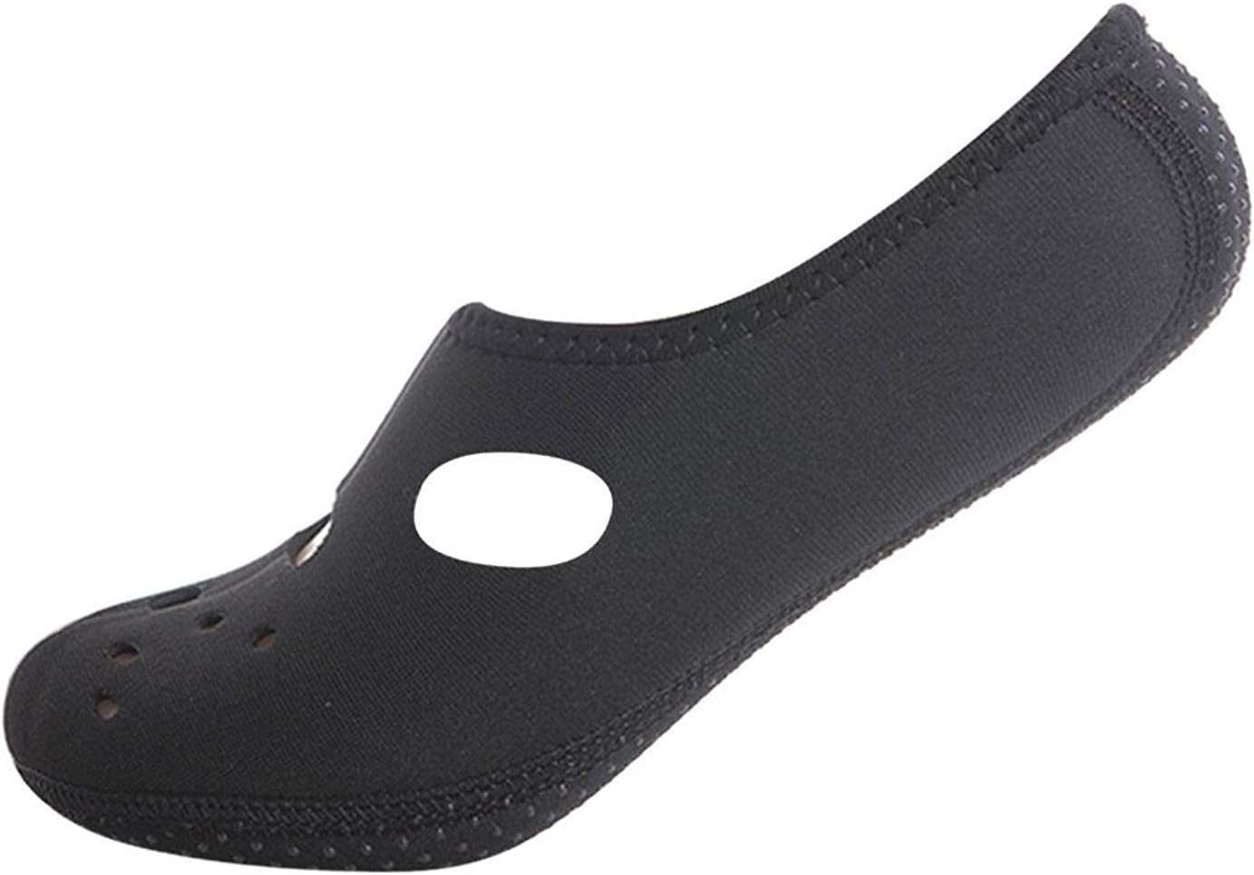 

Спортивная обувь для водных видов спорта Boolavard, быстросохнущие носки для аквааэробики и йоги, без шнурков, для мужчин, женщин и детей, Black Hole Upper