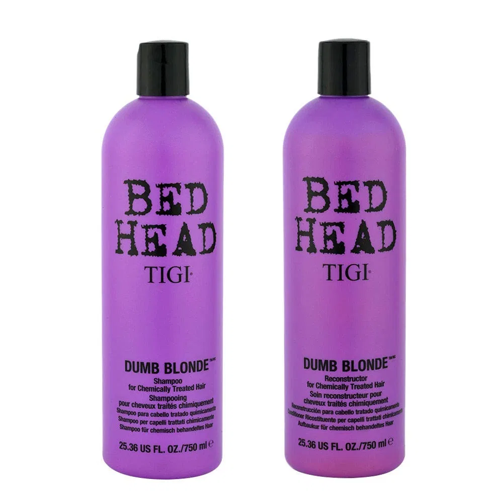 Шампунь и кондиционер «Dumb Blonde» для светлых волос от TIGI Bed Head, 2 x 750 мл Tigi