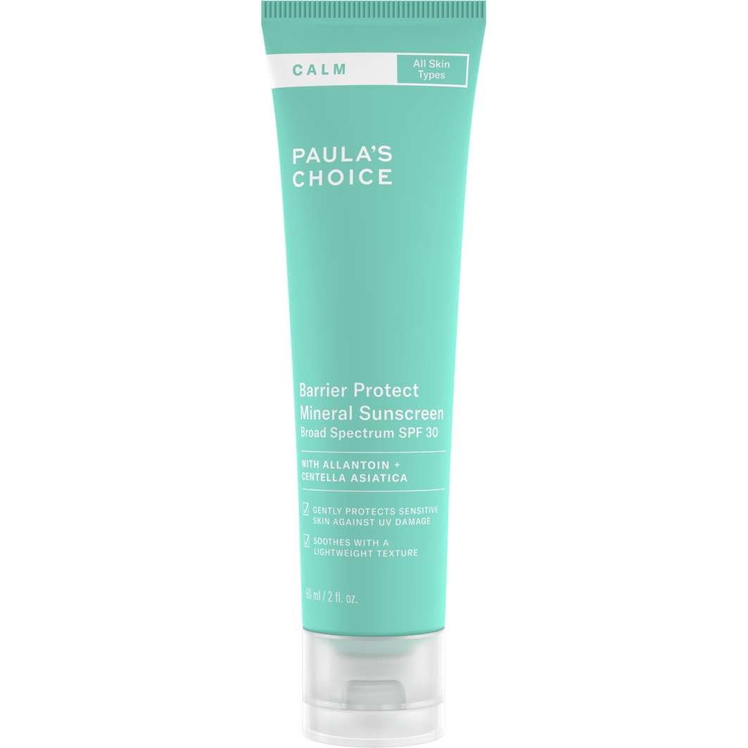 Солнцезащитный крем calm barrier protect mineral sunscreen spf 30 Paulas Choice, объем 60 мл