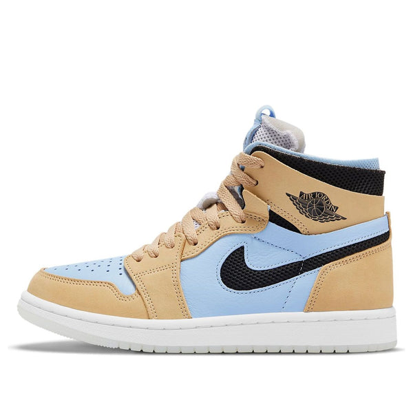 Кроссовки 1 высокие zoom комфорт высокие Air Jordan, желтый