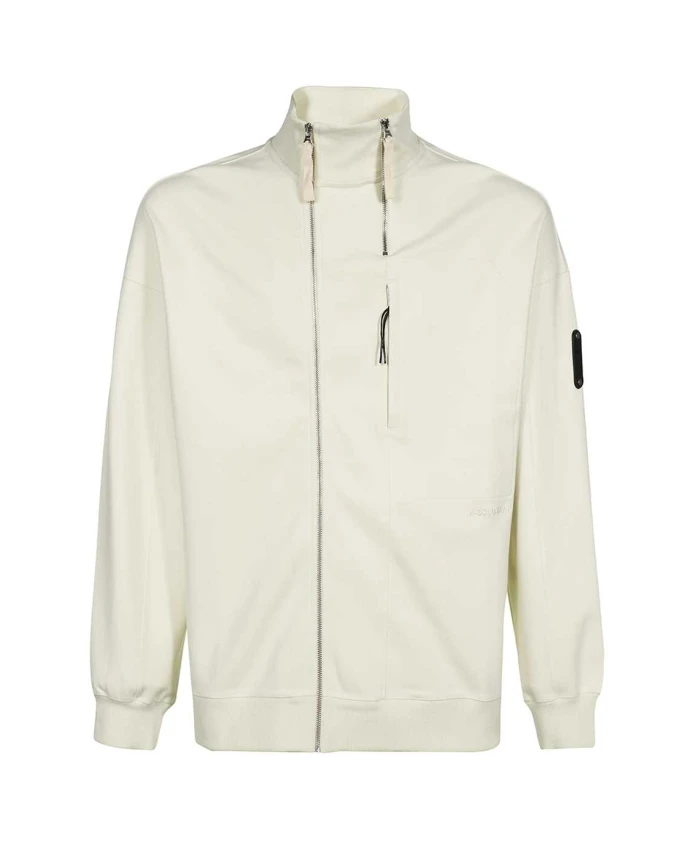 

Хлопковая толстовка с капюшоном и нашивкой с логотипом на спине. A-Cold-Wall, бежевый