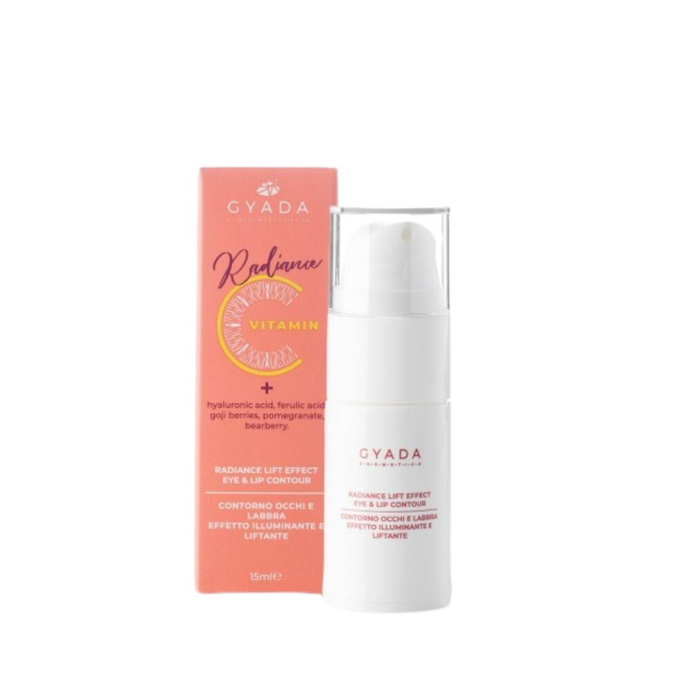 

Контур вокруг глаз Radiance contorno occhi e labbra illuminante e liftante Gyada cosmetics, 15 мл