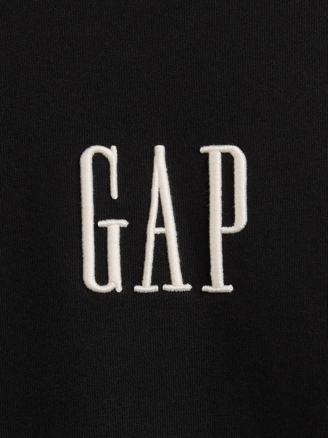 Толстовка GAP Men's Logo Crewneck Fleece, черный — фото 4