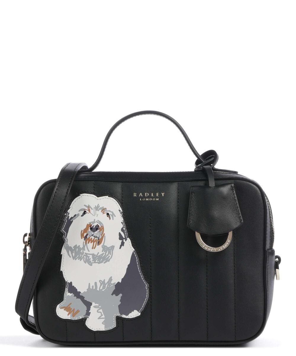 

Сумка через плечо Radley and Friends из мелкозернистой яловой кожи. Radley London, черный