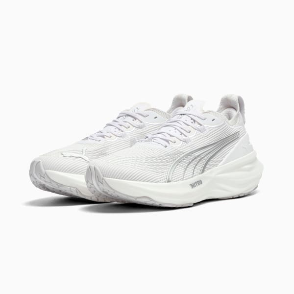 Мужские кроссовки для бега по шоссе с широкими ступнями Foreverrun Nitro 2 Puma, белый — фото 2