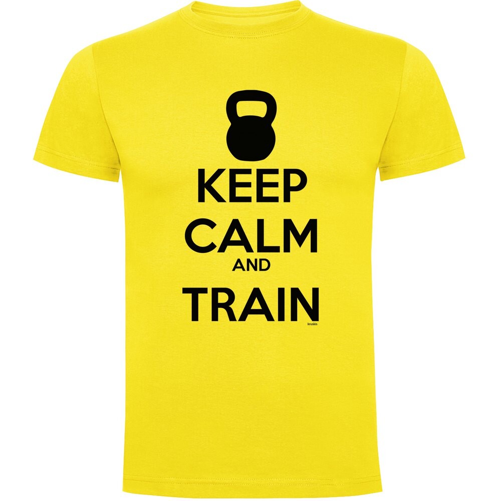 

Футболка Kruskis Keep Calm And Train, желтый