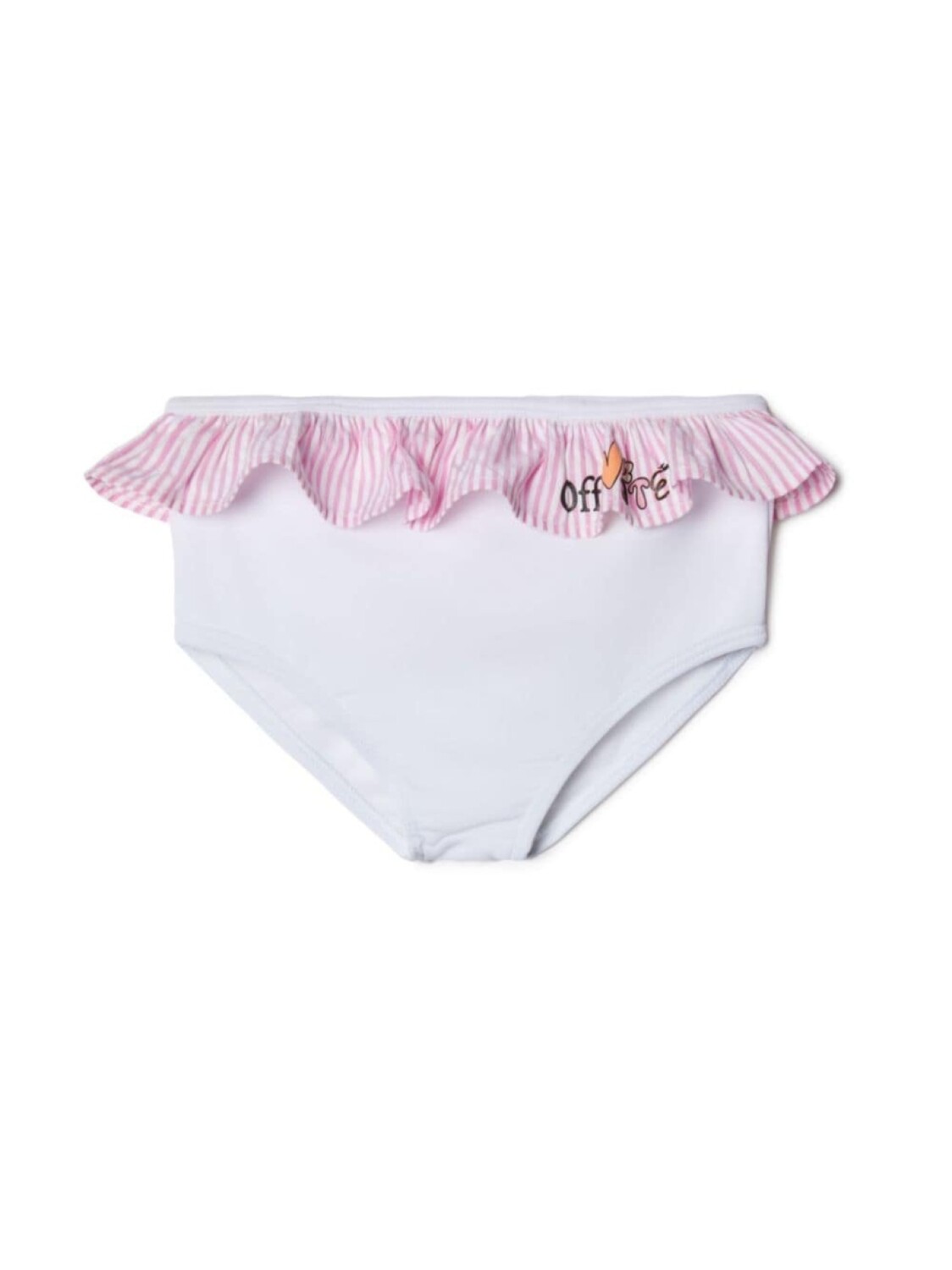 

Off-White Kids плавки бикини с принтом, белый