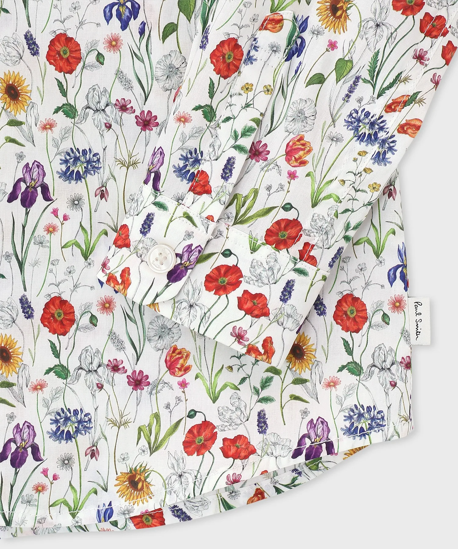 Детская рубашка Paul Smith JUNIOR с цветочным принтом Liberty — фото 3