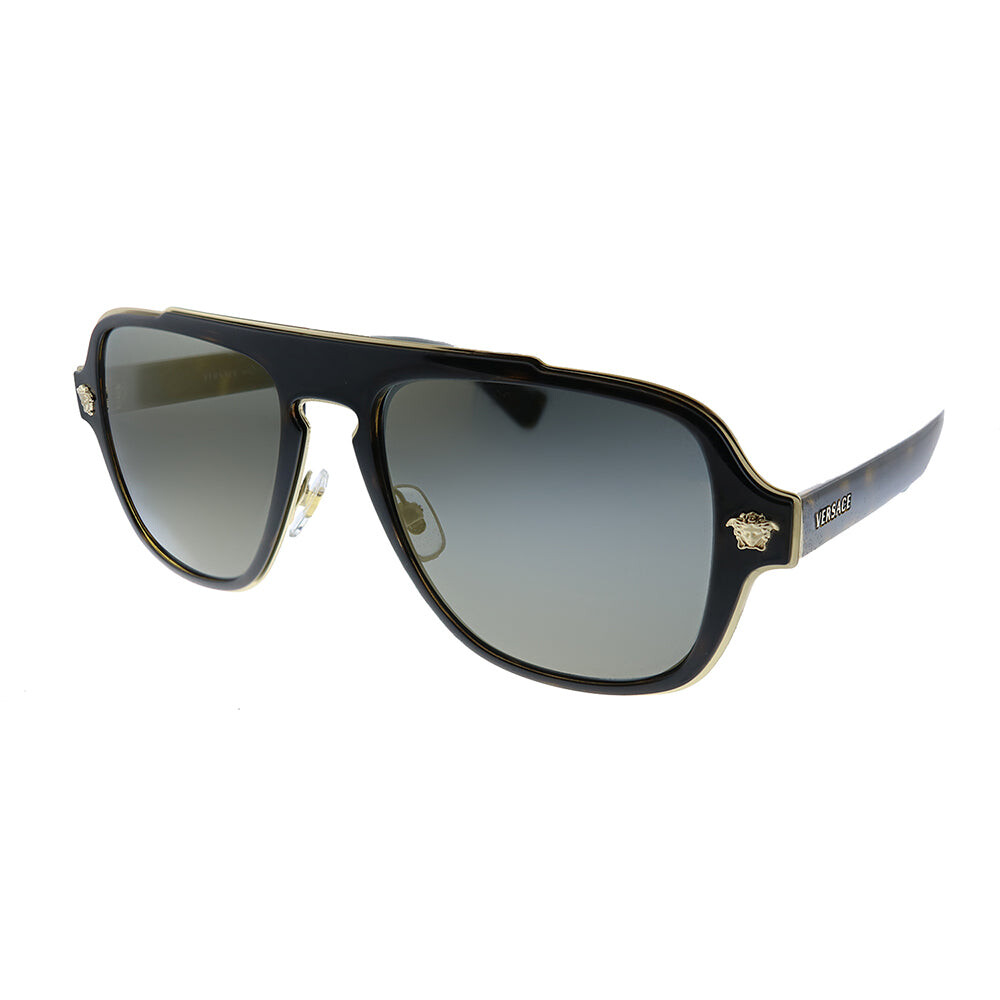 

Versace VE 2199 12524T Квадратные солнцезащитные очки унисекс, цвет Havana