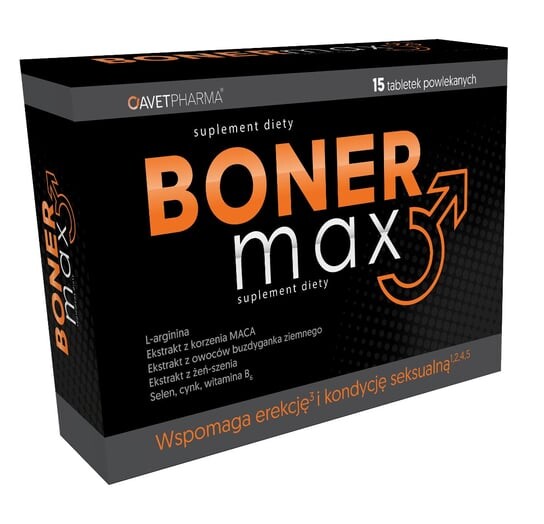 

Boner Max, Добавка , 15 таблеток Avet Pharma