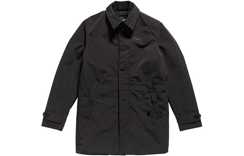 

G-STAR RAW Куртка-тренч G STAR RAW мужская черная, Pitch Black
