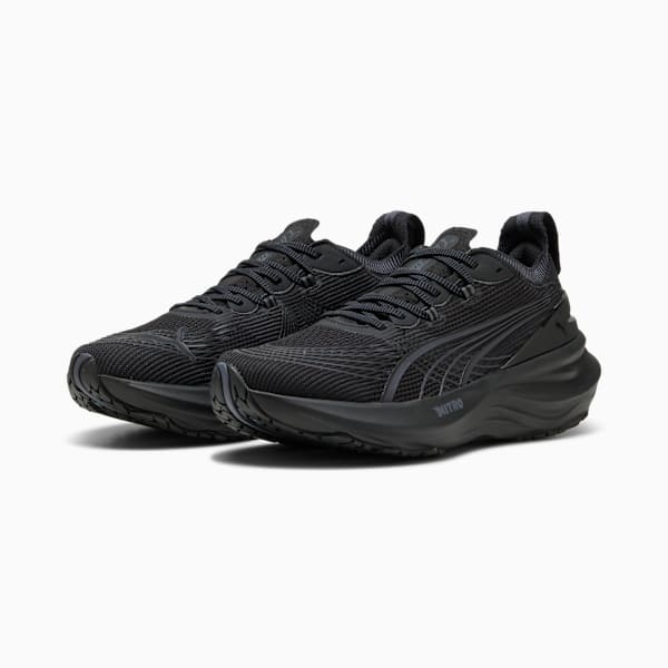 Мужские кроссовки для бега по шоссе с широкими ступнями Foreverrun Nitro 2 Puma, черный — фото 2