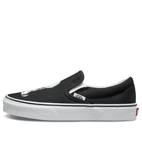 

Кроссовки peanuts x classic slip-on black Vans, черный
