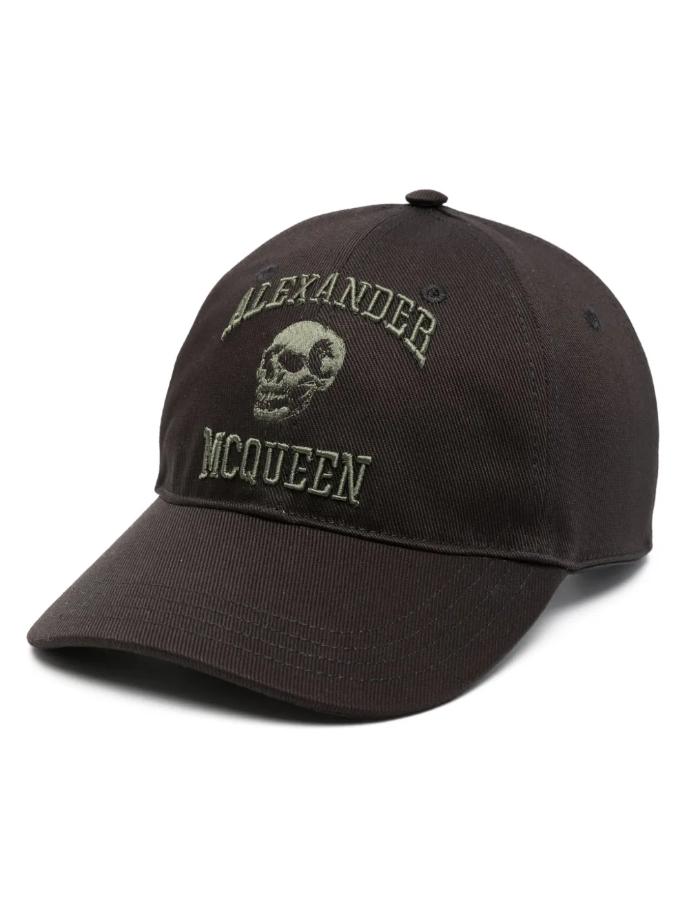 

Кепка с вышитым логотипом Alexander McQueen, черный