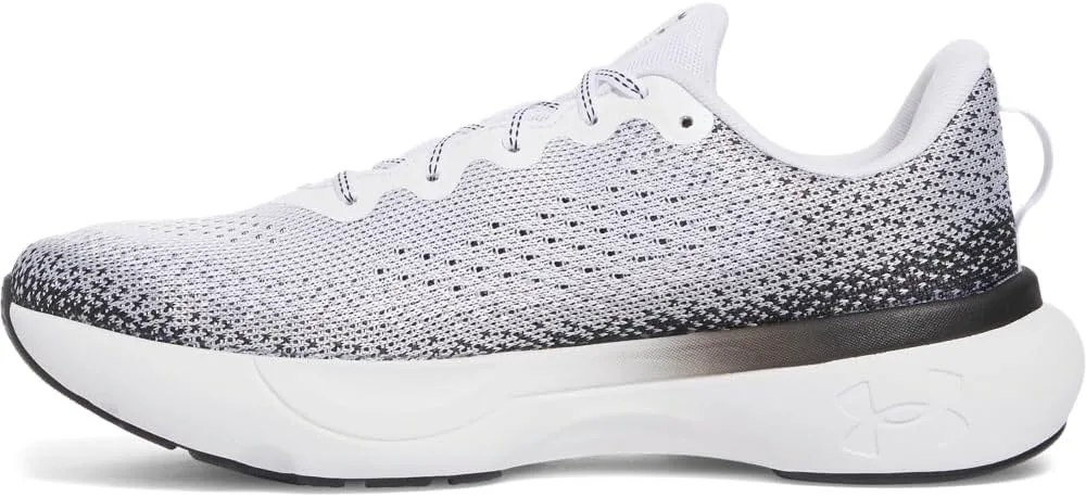 Мужские беговые кроссовки Under Armour Infinite, белый/черный — фото 4