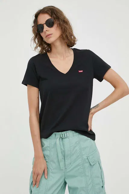 Футболка с коротким рукавом 2 шт Levi's, черный