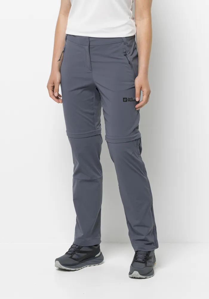 

Брюки на молнии Jack Wolfskin "GLASTAL ZIP OFF PANTS W", цвет Dolphin