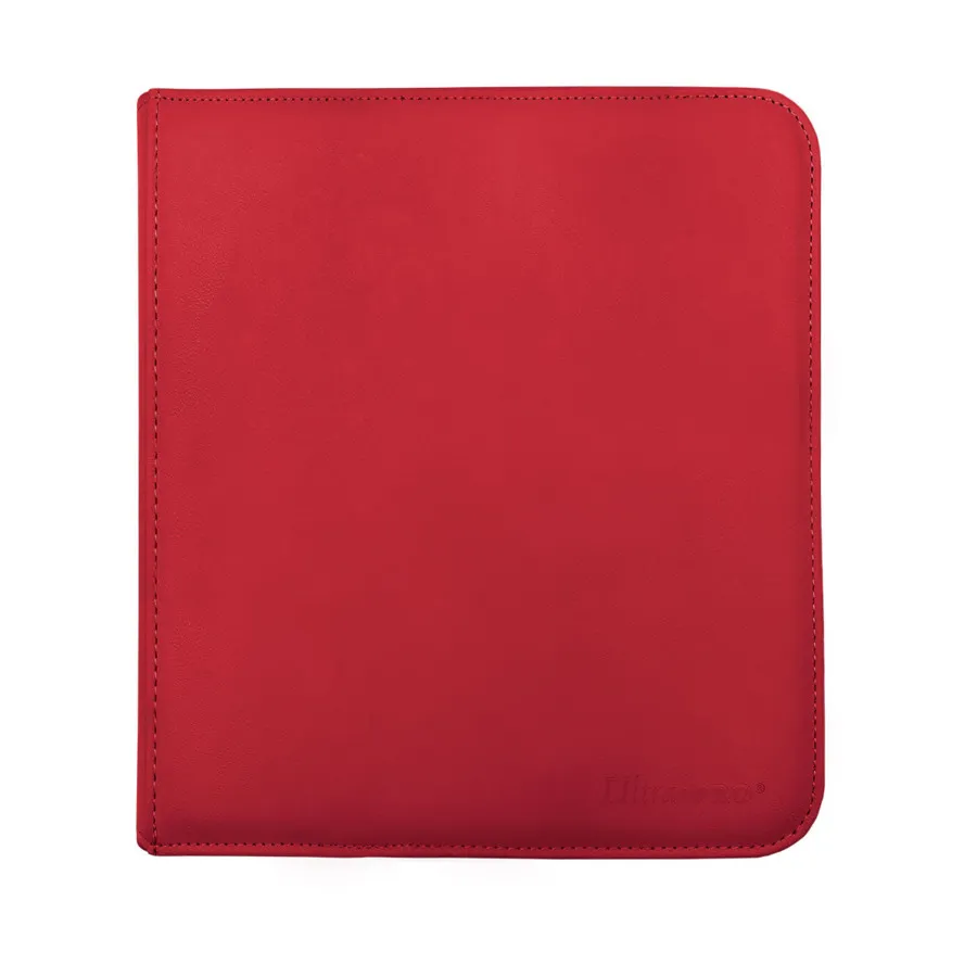 

Яркая папка PRO с 12 карманами на молнии - красная, Pro-Binders (Ultra Pro)