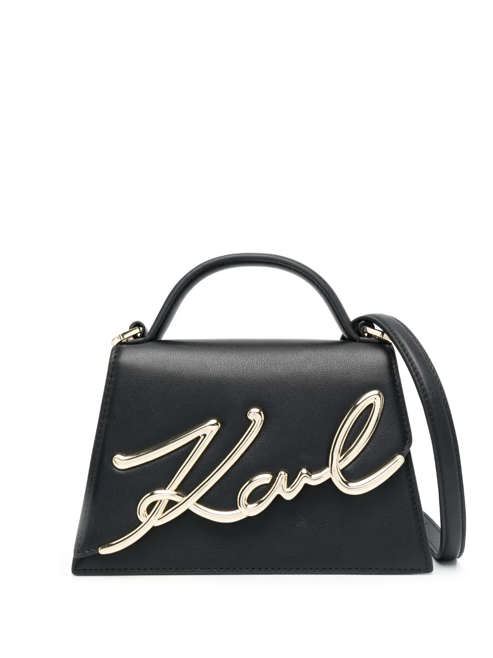 

Маленькая сумка через плечо Signature KARL LAGERFELD, черный
