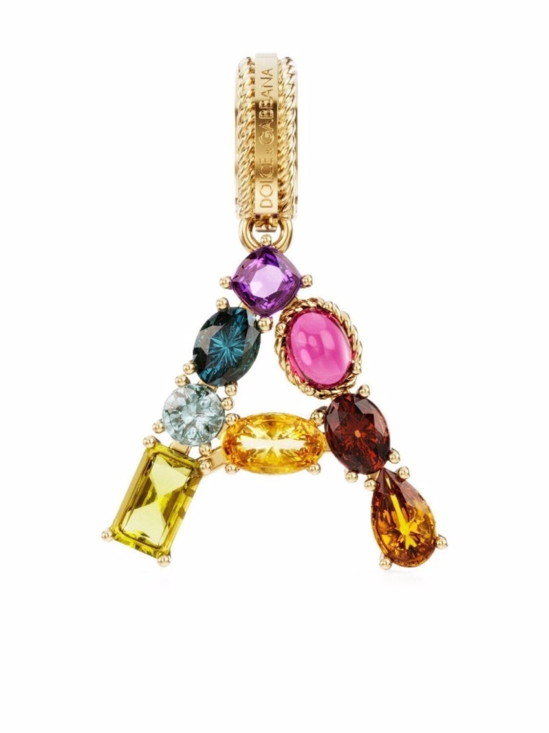 

Подвеска из желтого золота с камнями Dolce & Gabbana, золотой