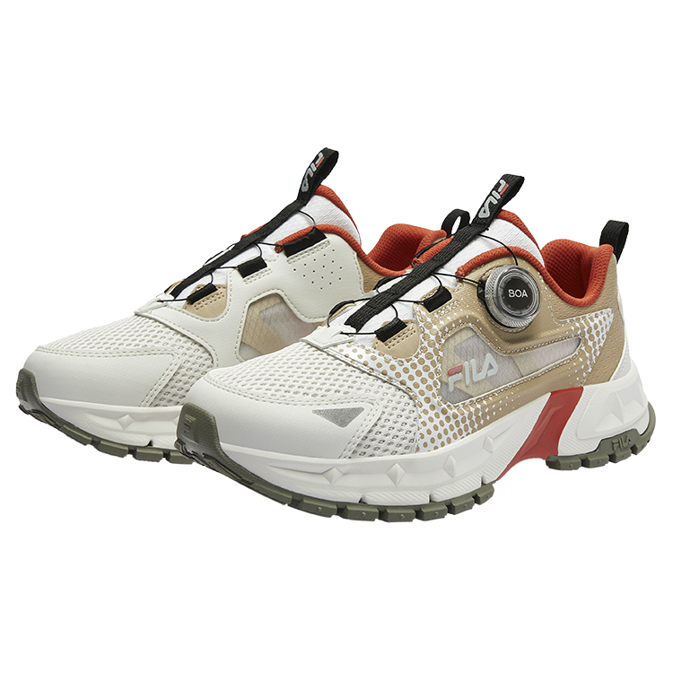 Уличная обувь унисекс FILA KIDS, белый/коричневый/желтый — фото 3
