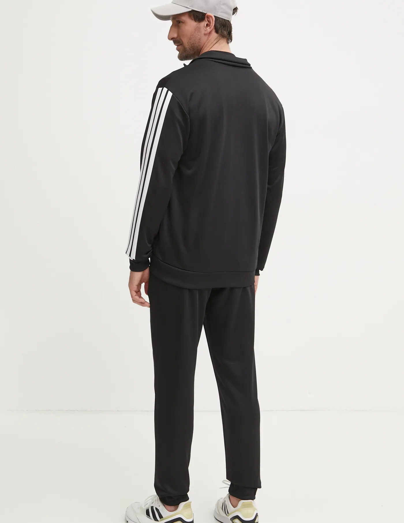 Спортивный костюм 3S FT TT TS adidas, черный — фото 3