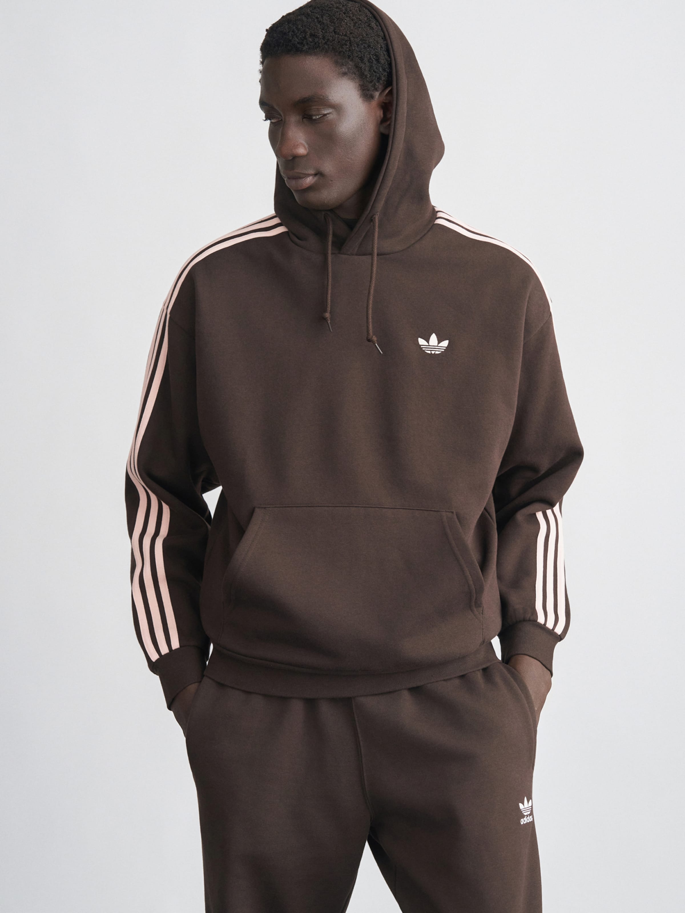 Adidas Originals Толстовка 'Adicolor Classics' в темно-коричневом цвете — фото 3