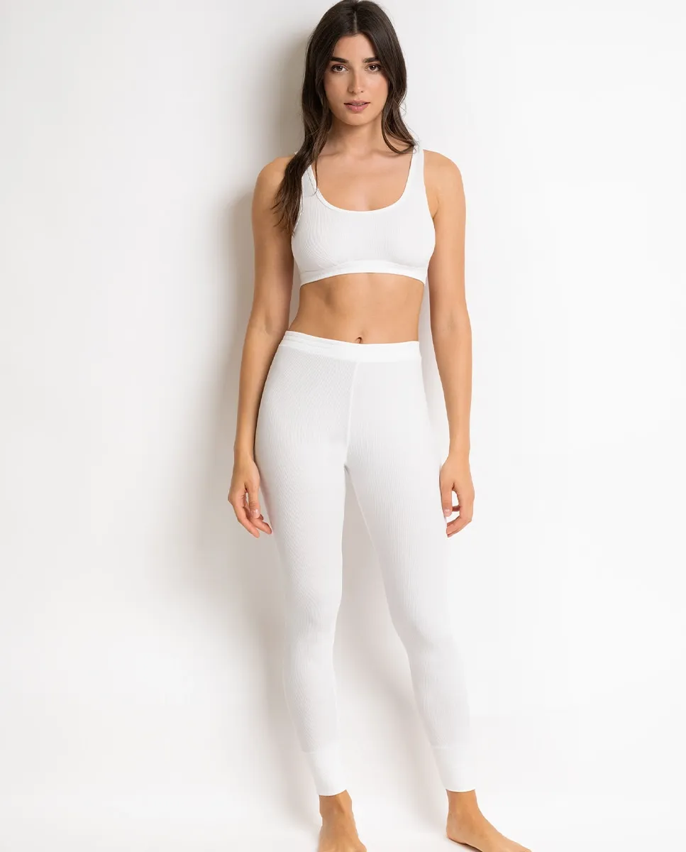 

Домашние леггинсы из хлопка и модала Kate Passionata, белый