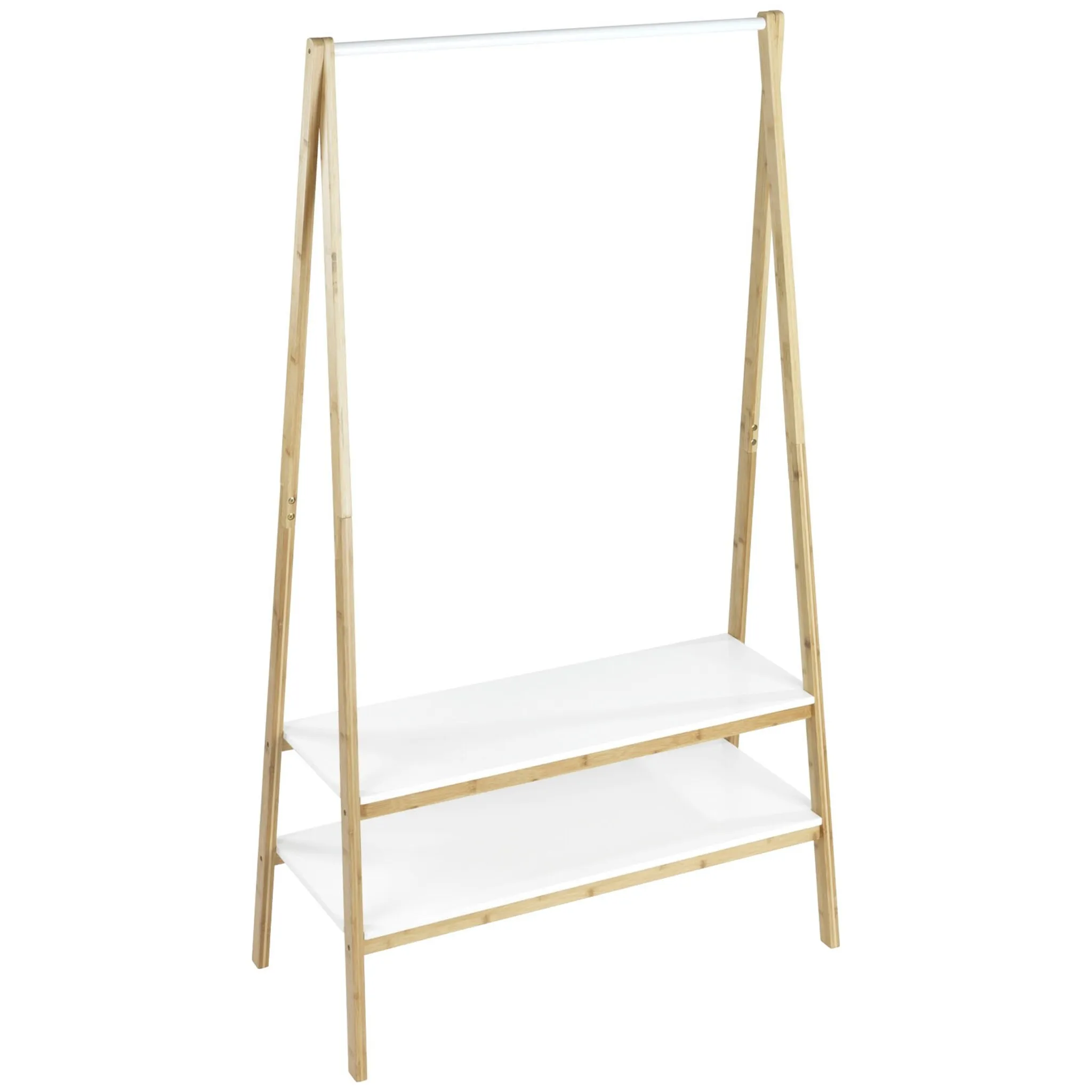 

Вешалка WENKO «Finja» в модном скандинавском дизайне, коричневый/белый