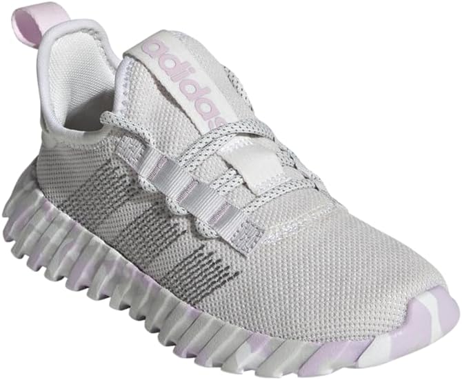 Детские кроссовки Adidas Kaptir Flow (унисекс), белый/серый/лавандовый — фото 3