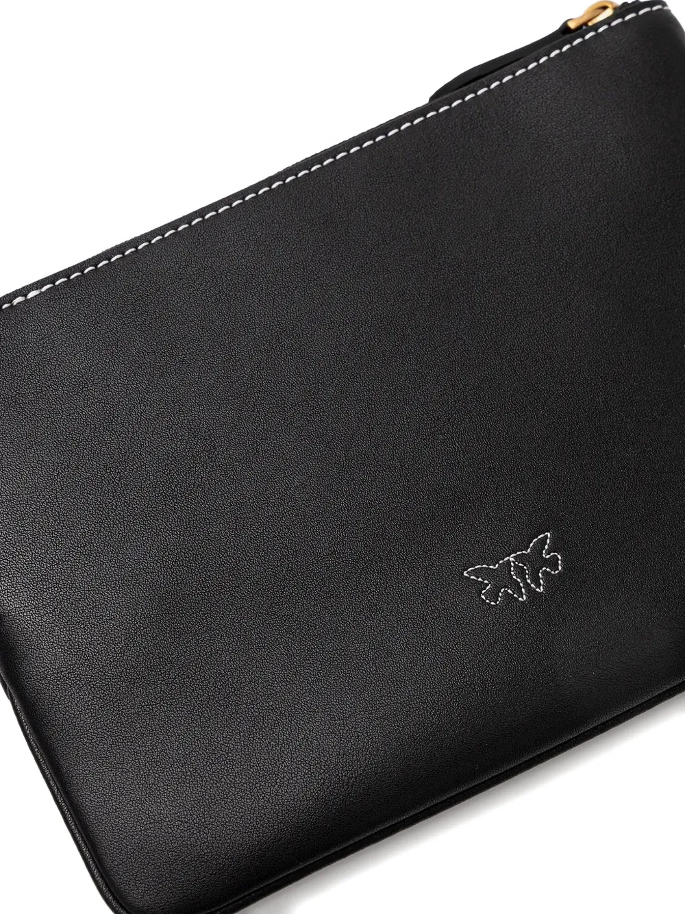 

Клатч на молнии с логотипом PINKO, черный