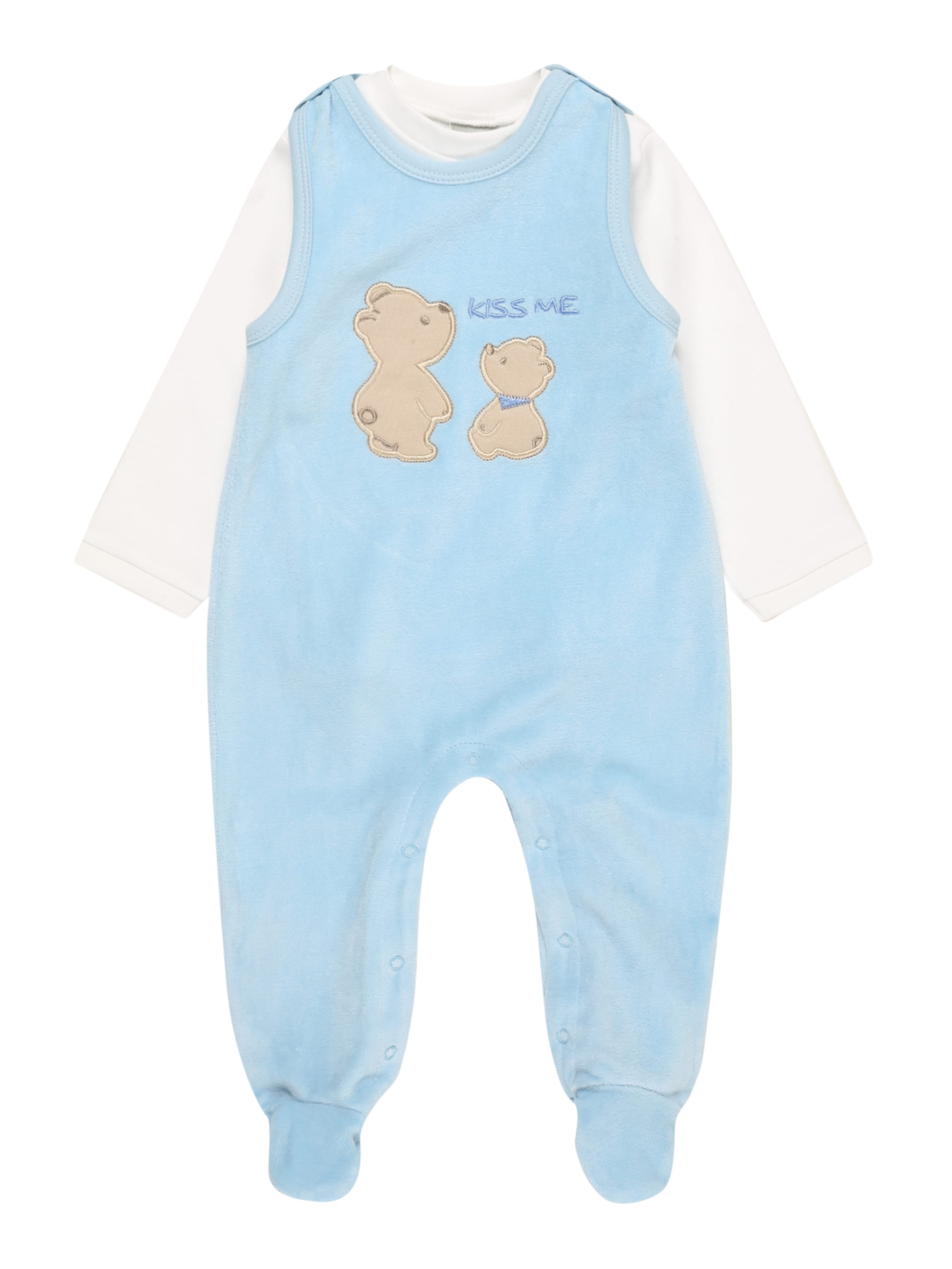 

JACKY Комбинезон Regular Romper/Bodysuit 'BASIC LINE Newborn' в светло-голубом цвете