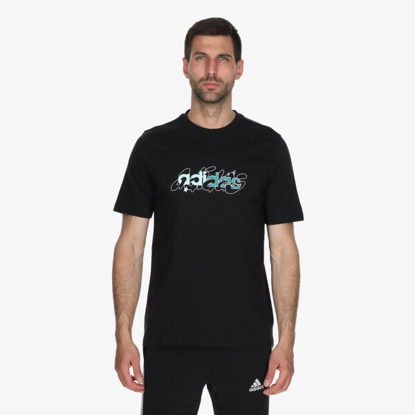 

Футболка м иллюстр лин Adidas, черный