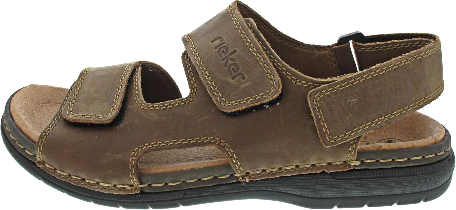 Мужские закрытые сандалии Rieker 25558-25, Brown Tobacco 25