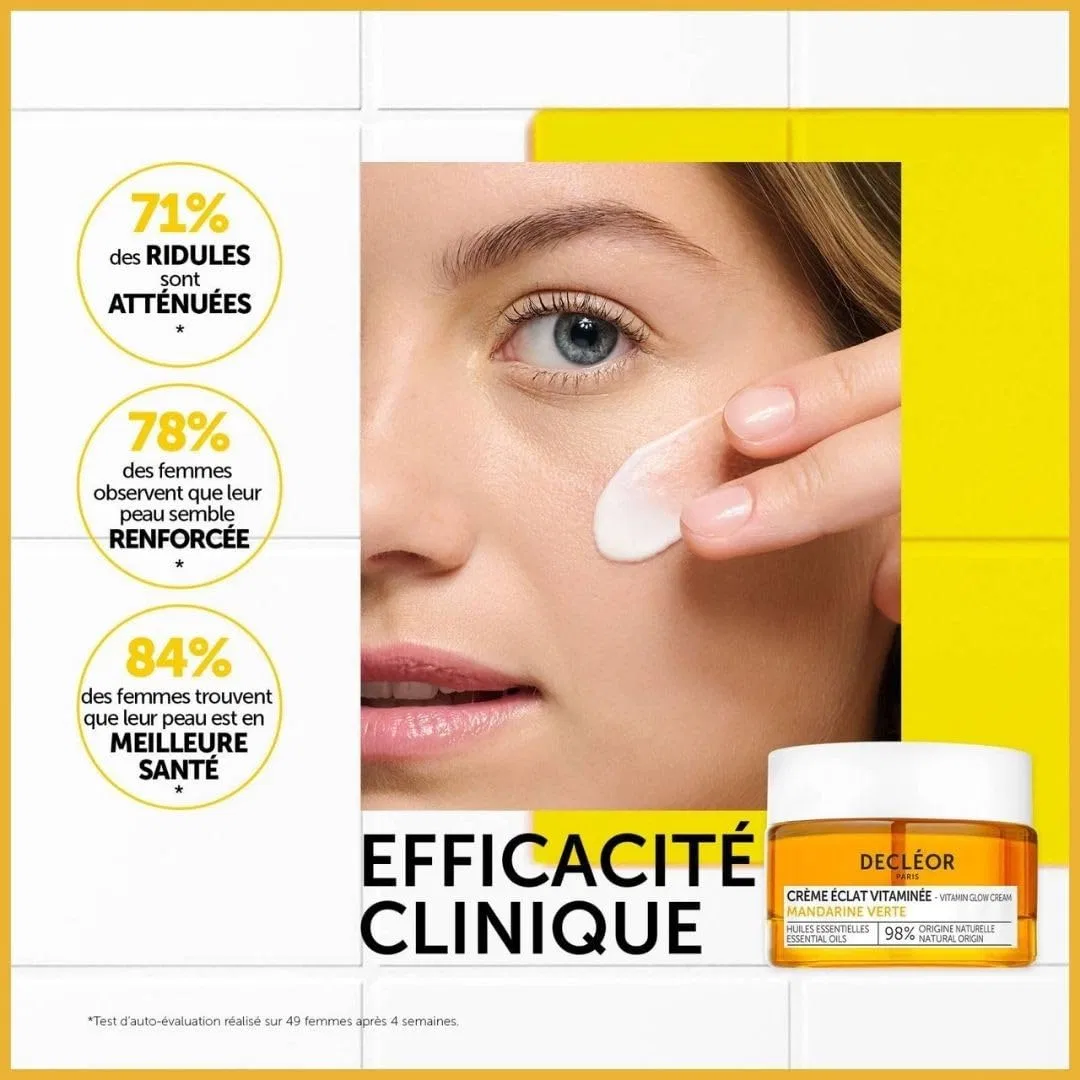 Крем для лица Decleor — Витаминный для сияния кожи «Green Mandarin Vitamin Glow Cream» от, 50 мл — фото 4