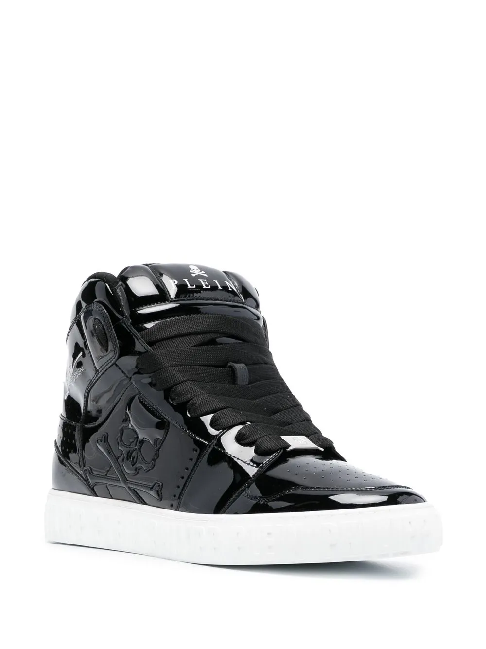 Высокие кеды Super Street Skull Bones Philipp Plein, черный — фото 2
