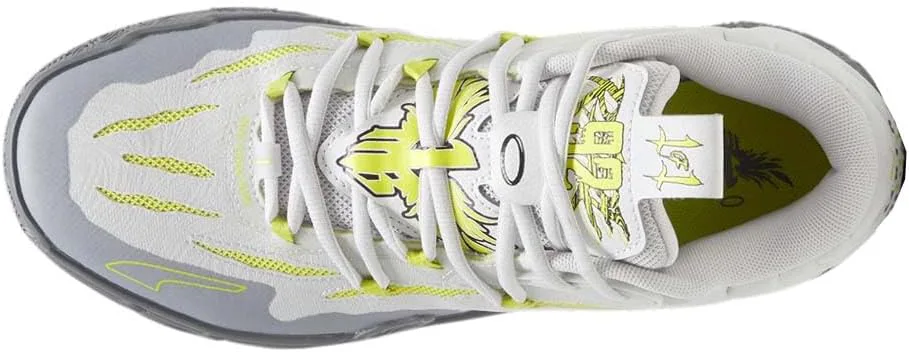 Мужские баскетбольные кроссовки PUMA Mb.03 Hills на шнуровке для корта - серые, серый — фото 3