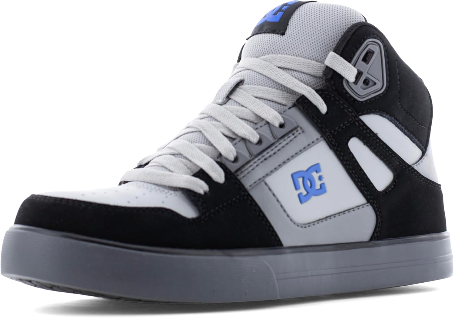 Мужские ботинки DC Shoes Pure Work черные, серые и синие с композитным носком — фото 4