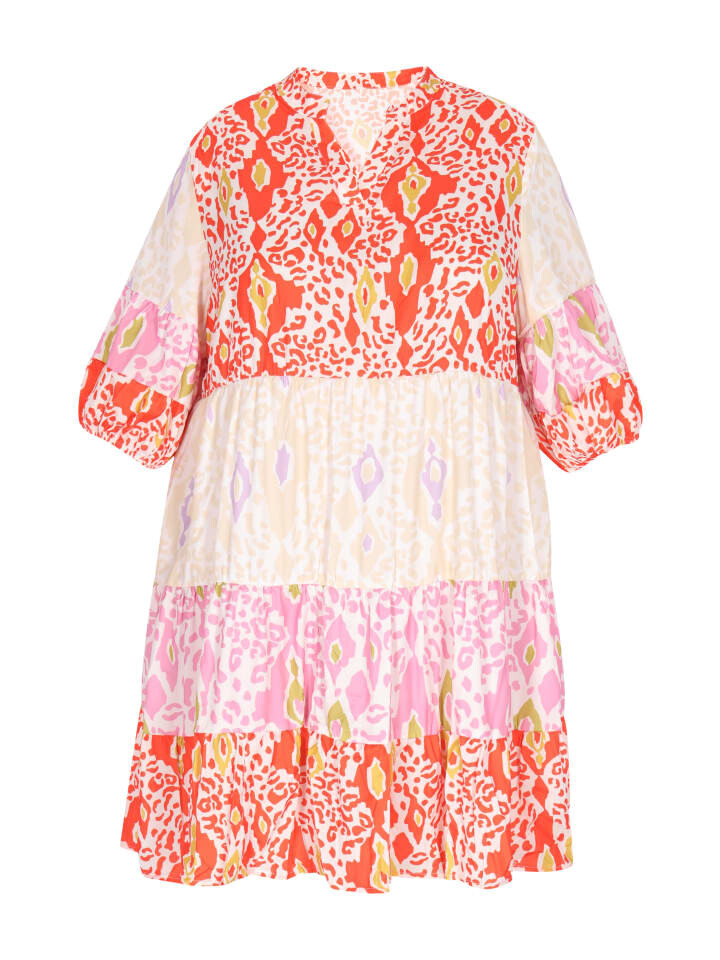 

Платье до колена IZIA Plus Size Dress, разноцветный