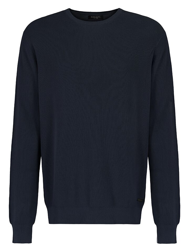 

Пуловер Sublevel Pullover, темно-синий