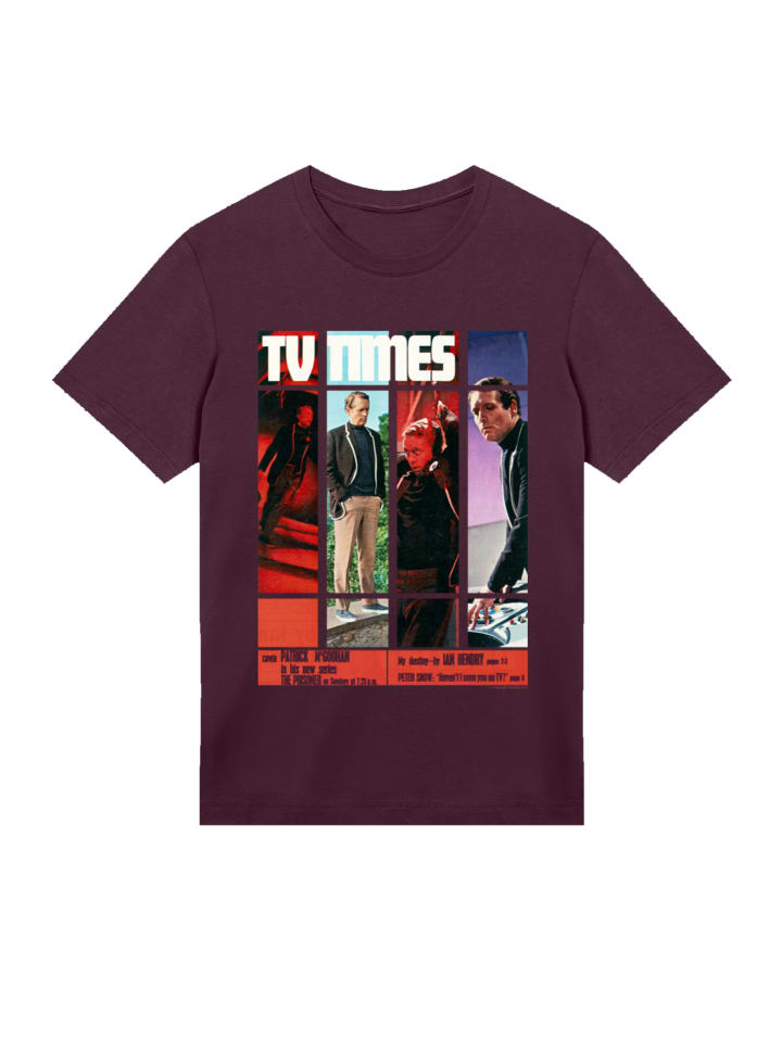 

Футболка с изображением Патрика Макгуэна из TV Times Заключенный 1967 года, бордовая F4NT4STIC, Красный, Футболка с изображением Патрика Макгуэна из TV Times Заключенный 1967 года, бордовая F4NT4STIC