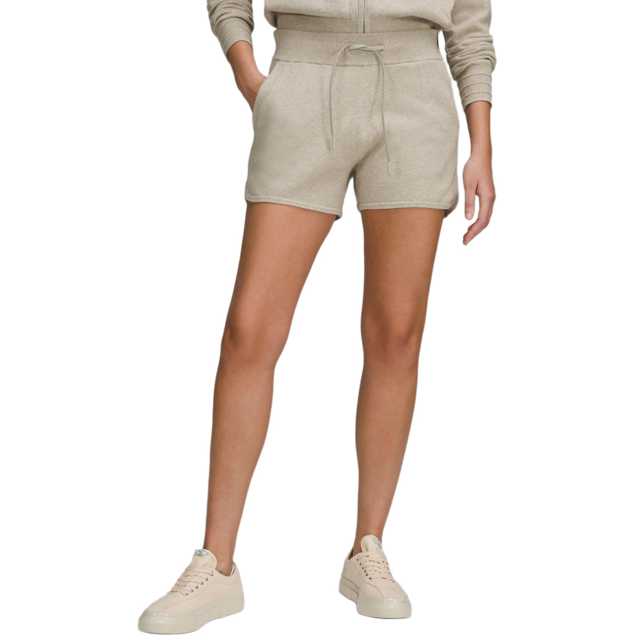 

Повседневные шорты женские из разноцветного льна Lululemon, Mixed Color Linen